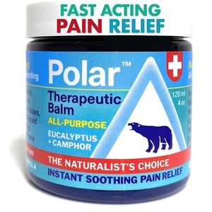 Rapid Recovery Balm + Polar Therapeutics + Instant Pain Relief for Sore Muscles